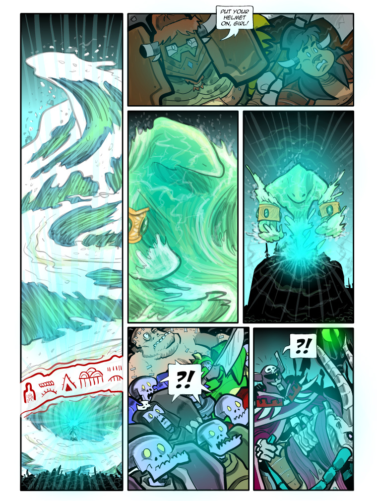 Teh Gladiators Webcomic: That's A Big One!