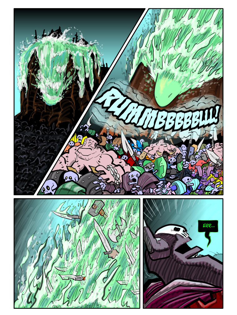 Teh Gladiators Webcomic: To Err.. is human. Or in their case...