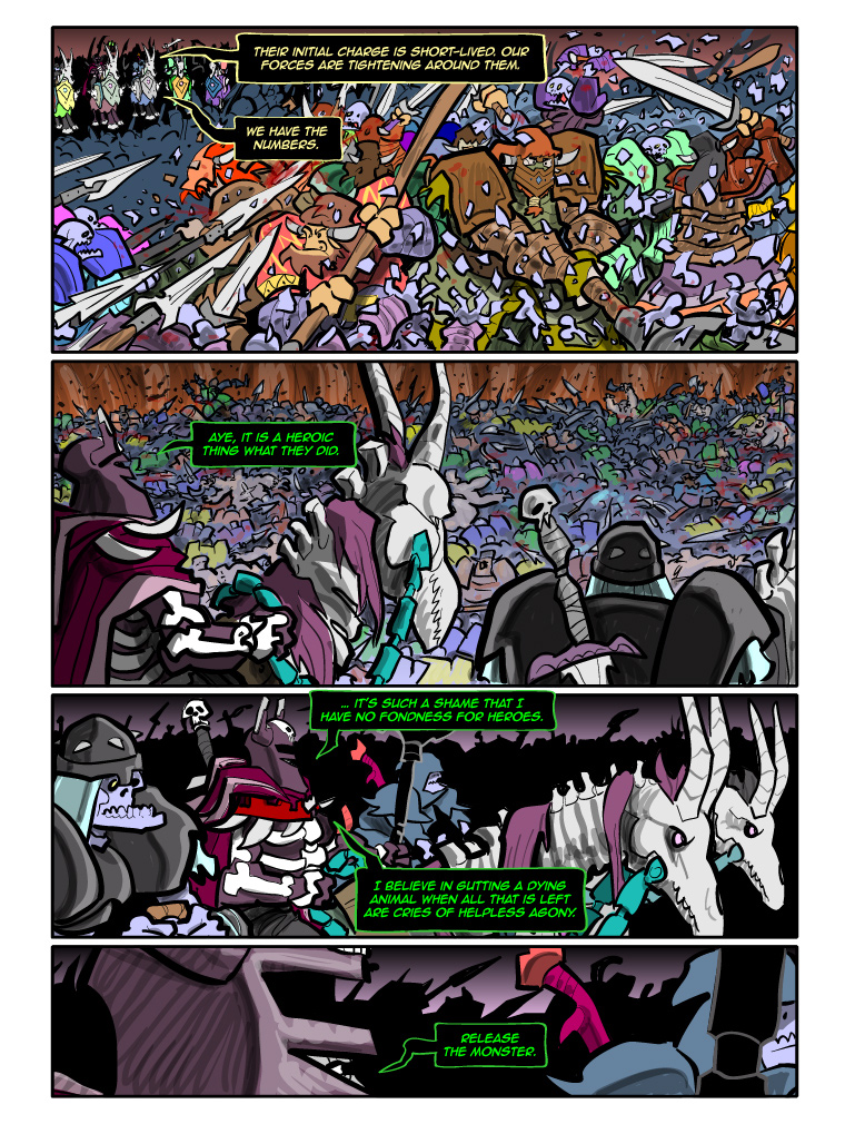 Teh Gladiators Webcomic: Stay Behind!