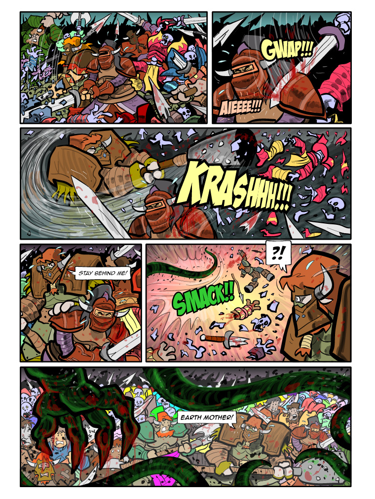 Teh Gladiators Webcomic: Stay Behind!