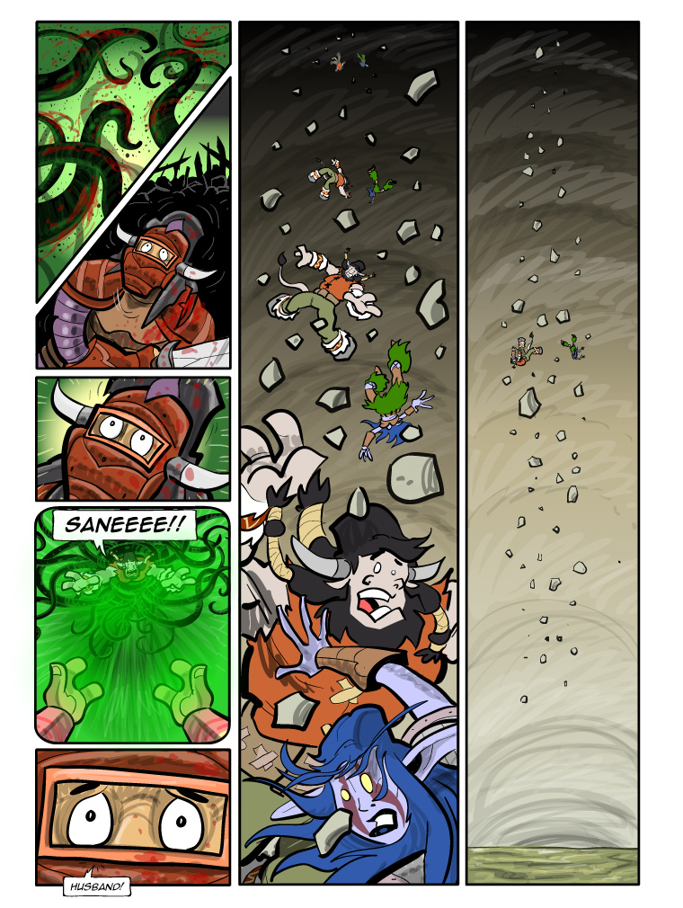 Teh Gladiators Webcomic: Gasping for Air!