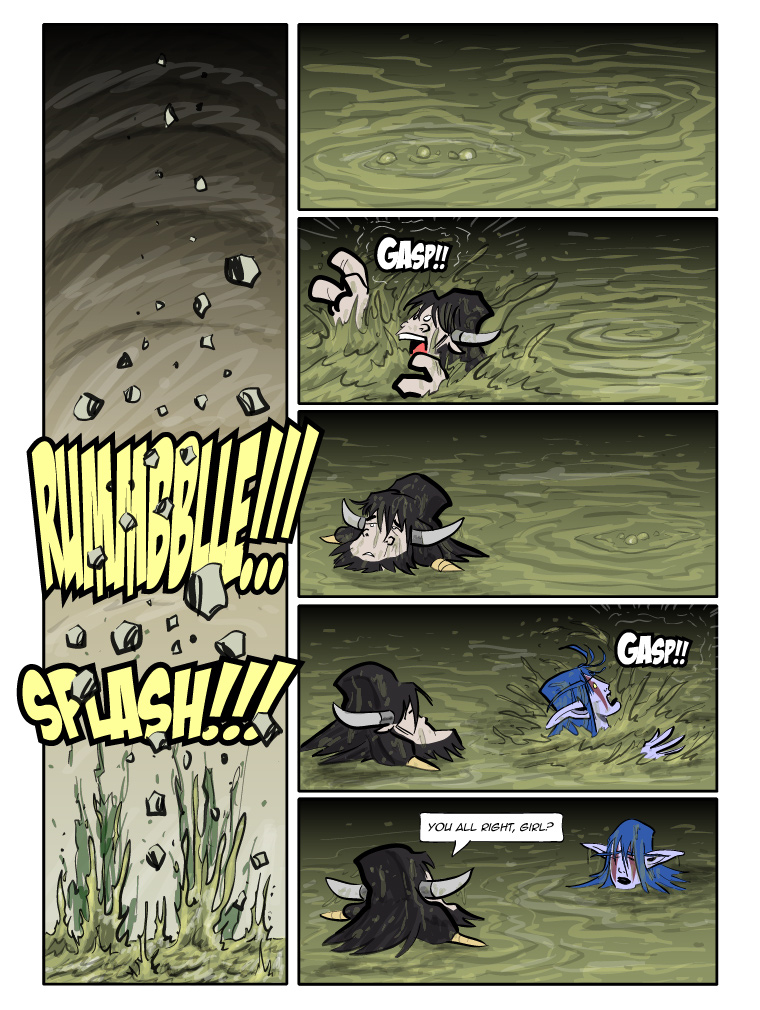 Teh Gladiators Webcomic: Gasping for Air!