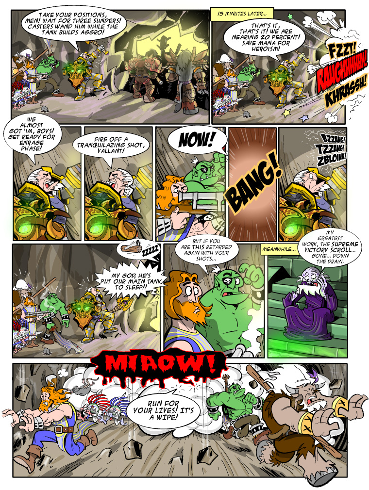 Teh Gladiators Webcomic: It's A Wipe!