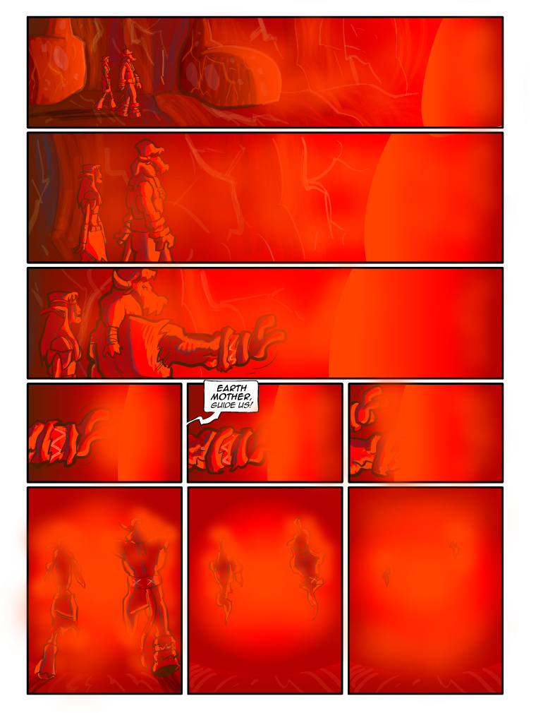 Teh Gladiators Webcomic: Atmospheric Red