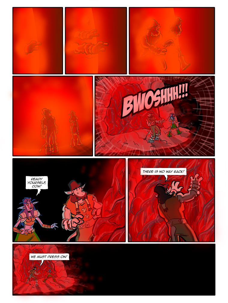 Teh Gladiators Webcomic: Atmospheric Red