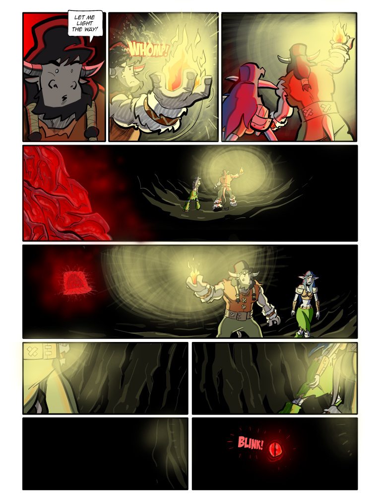 Teh Gladiators Webcomic: Eyes in the Darkness