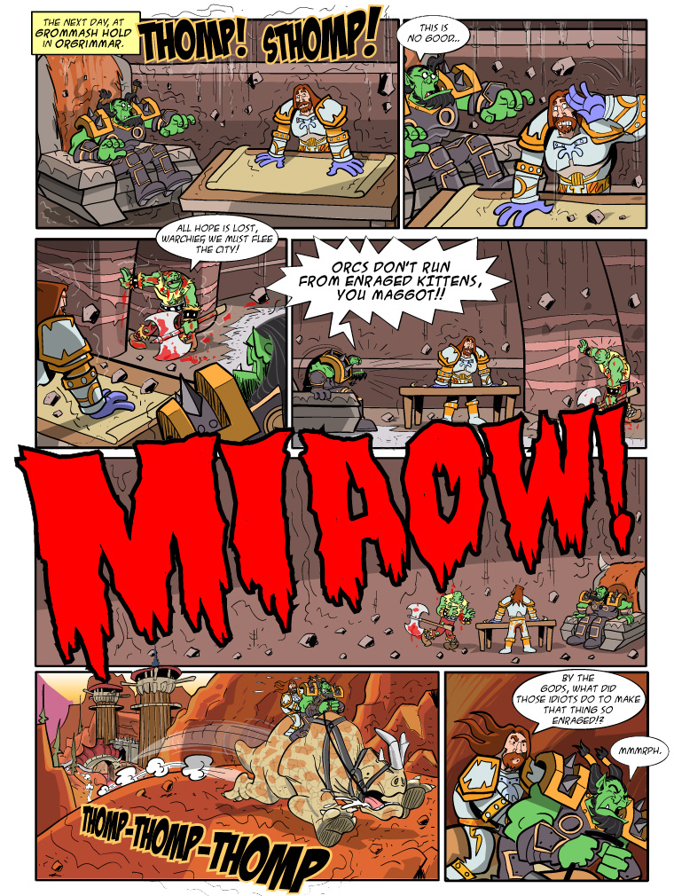 Teh Gladiators Webcomic: Miaow!