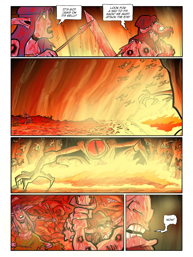 Teh Gladiators Webcomic: Cow! COW!!