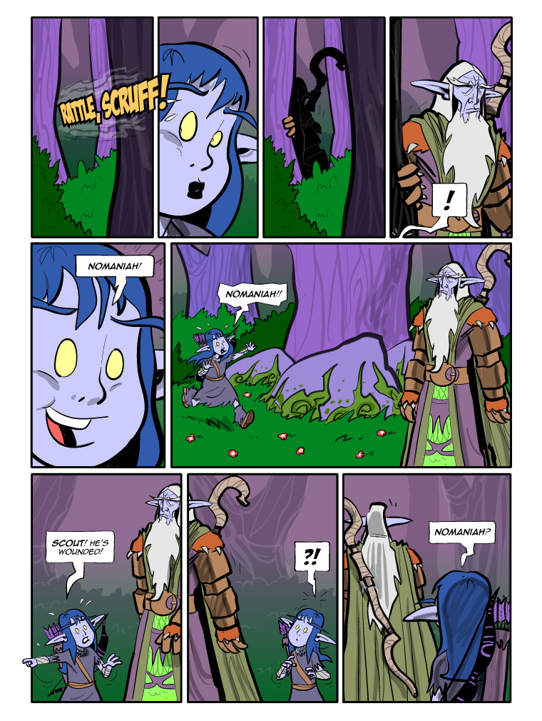 Teh Gladiators Webcomic: And Then He Looked at Her With Those Eyes...