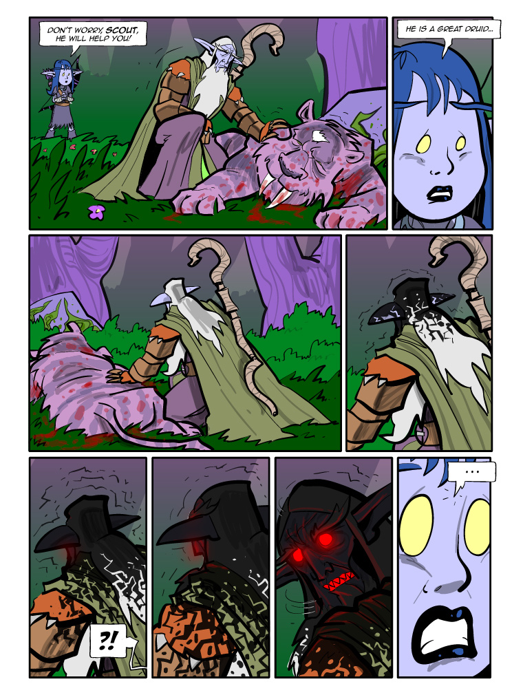 Teh Gladiators Webcomic: And Then He Looked at Her With Those Eyes...