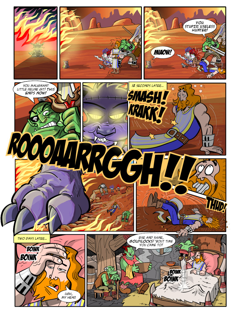 Teh Gladiators Webcomic: It. Is. Huge!