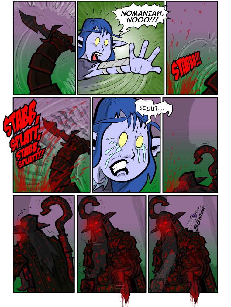 Teh Gladiators Webcomic: And The Arrow Went SWISHH!