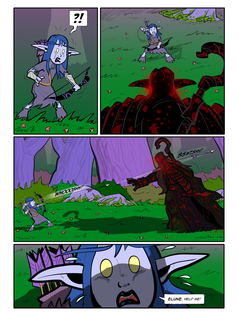 Teh Gladiators Webcomic: And The Arrow Went SWISHH!