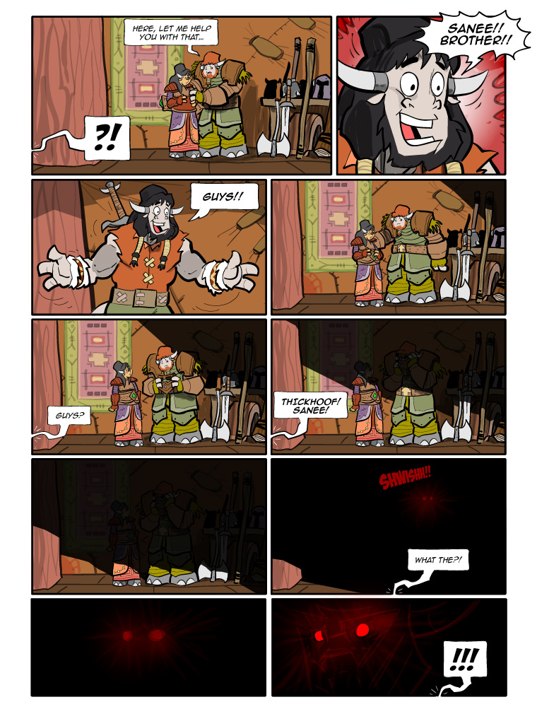 Teh Gladiators Webcomic: Go Help Our Friends!