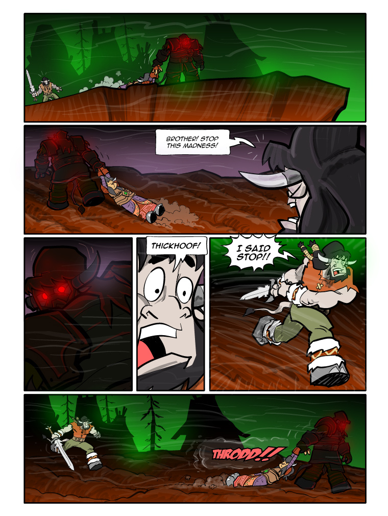 Teh Gladiators Webcomic: Brother Vs. Brother
