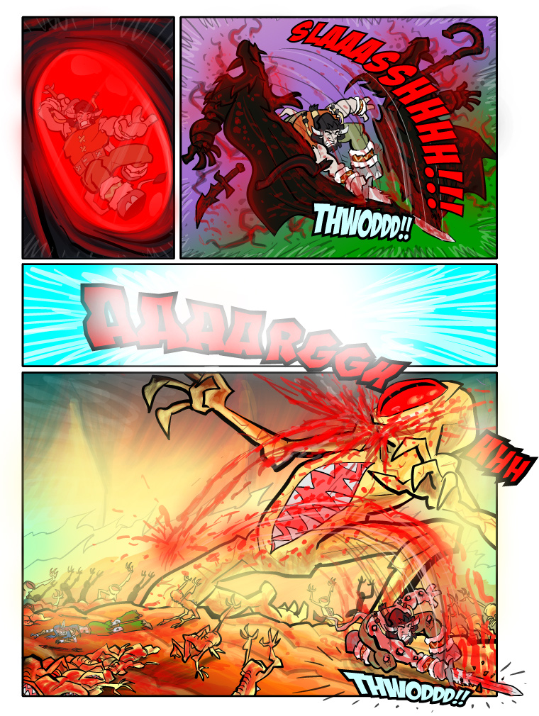 Teh Gladiators Webcomic: Epic Reflection