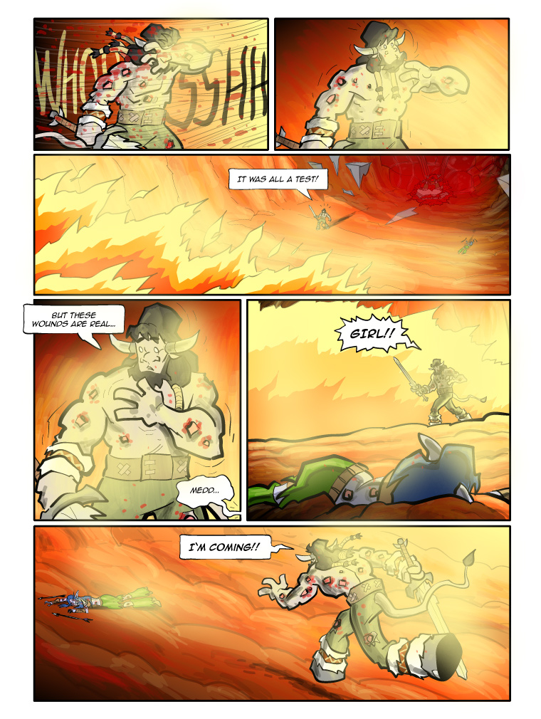 Teh Gladiators Webcomic: What A Test