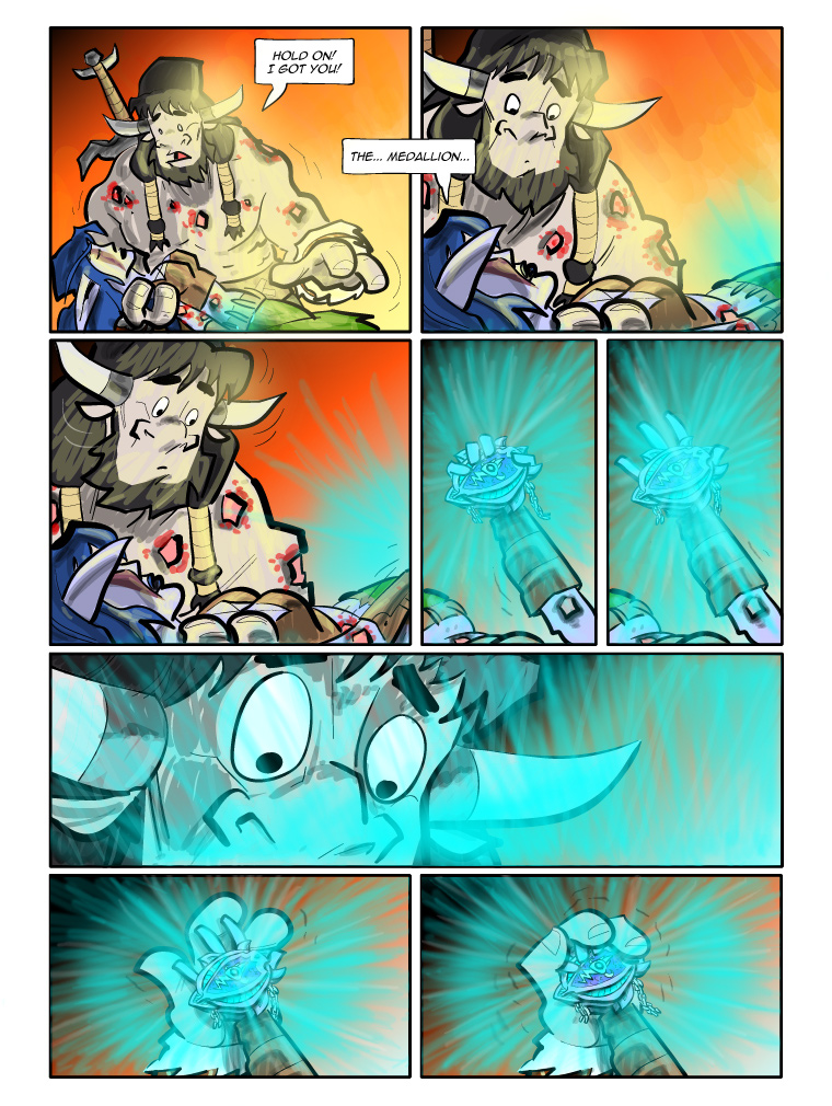 Teh Gladiators Webcomic: The... Medallion...