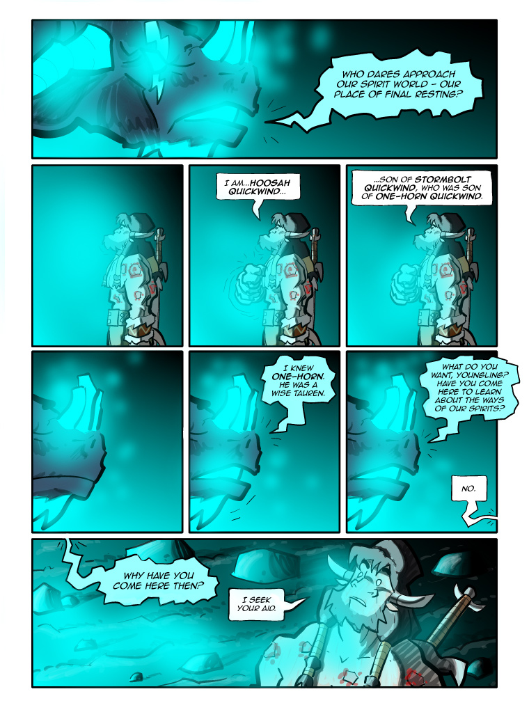 Teh Gladiators Webcomic: It Speaks!