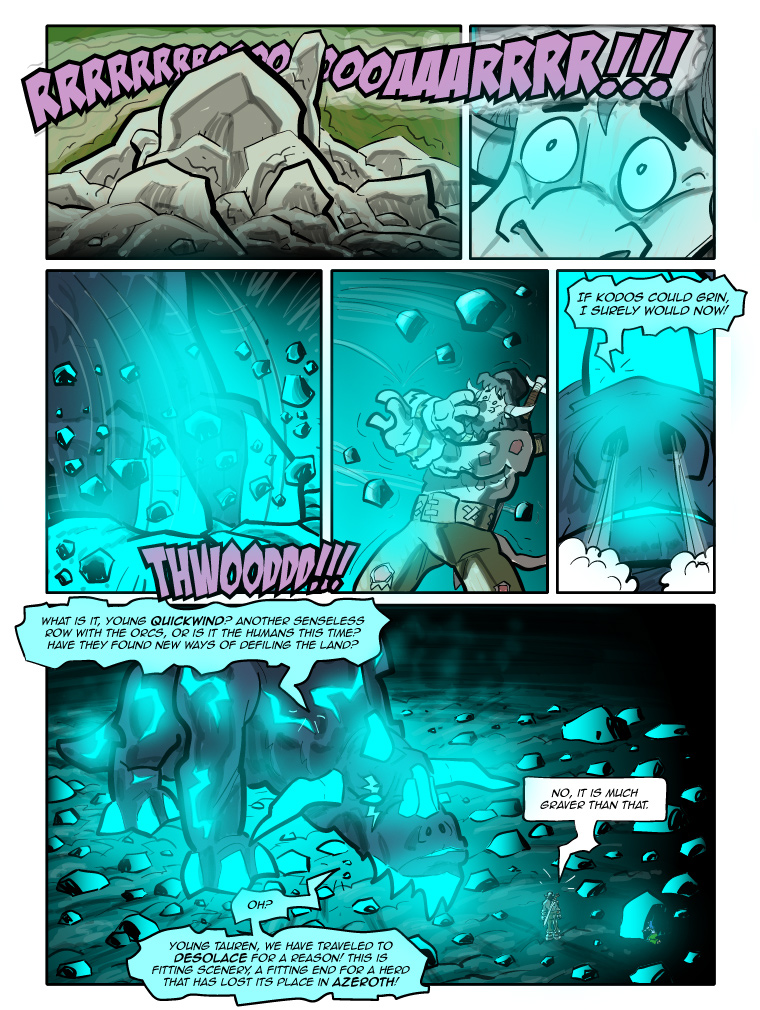 Teh Gladiators Webcomic: It Speaks!