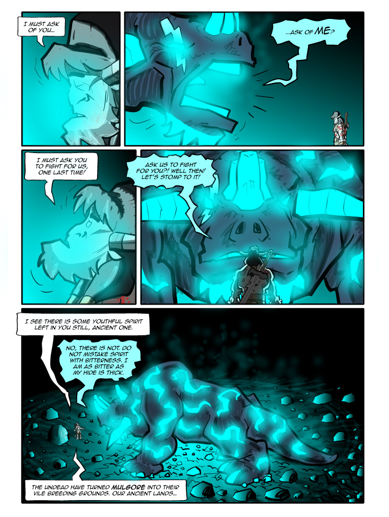 Teh Gladiators Webcomic: He Seems Mad, Doesn't He?