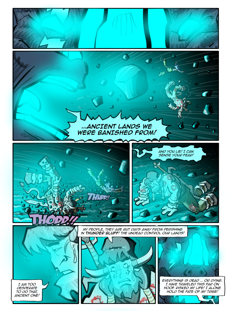 Teh Gladiators Webcomic: He Seems Mad, Doesn't He?