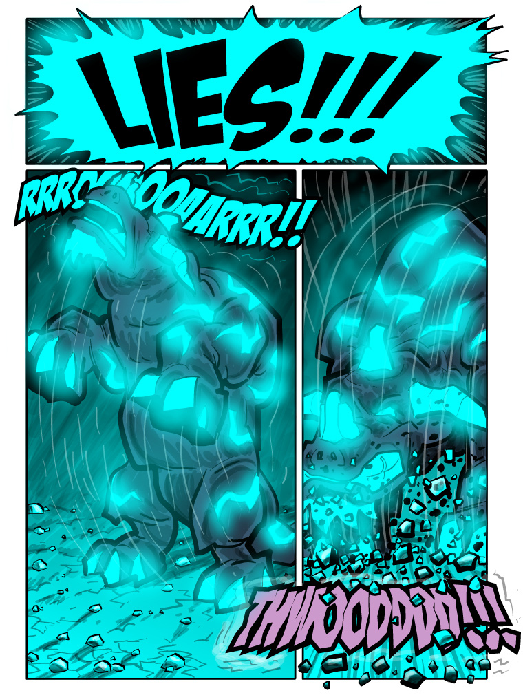 Teh Gladiators Webcomic: All Lies!