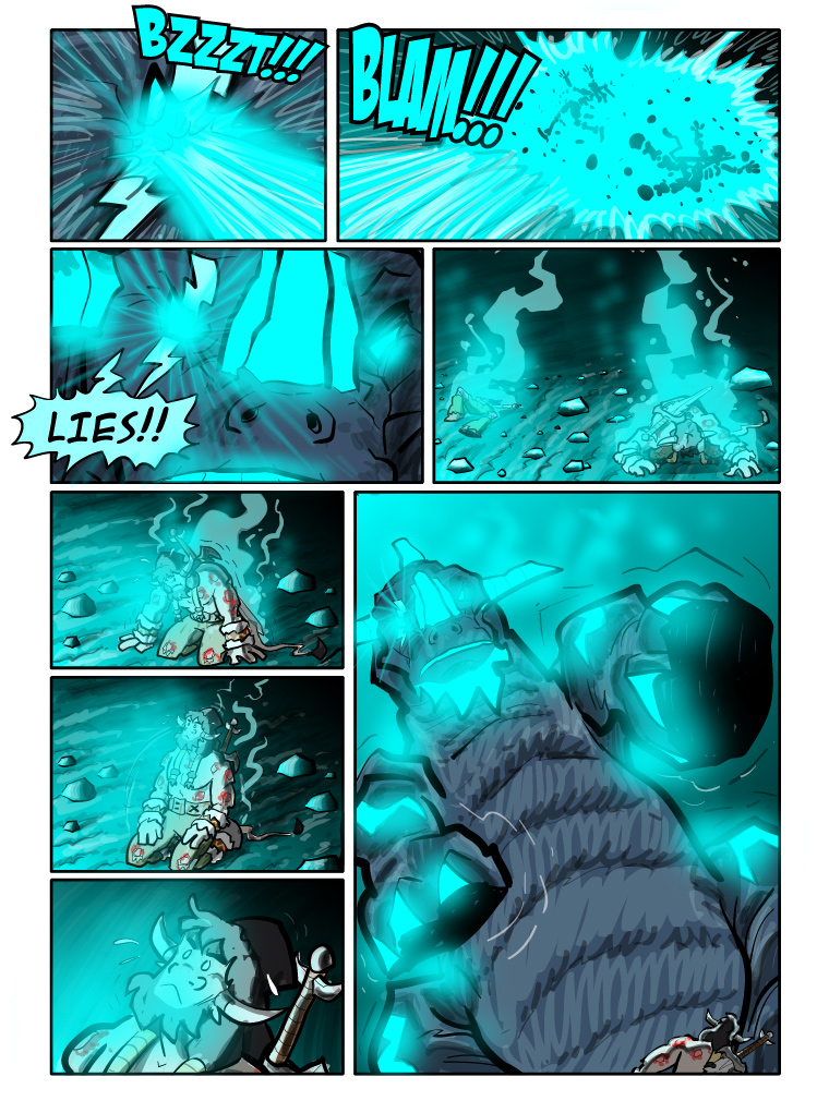 Teh Gladiators Webcomic: All Lies!