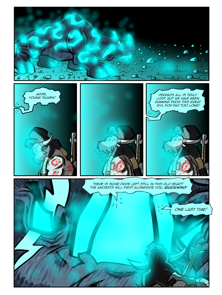 Teh Gladiators Webcomic: One Last Time!