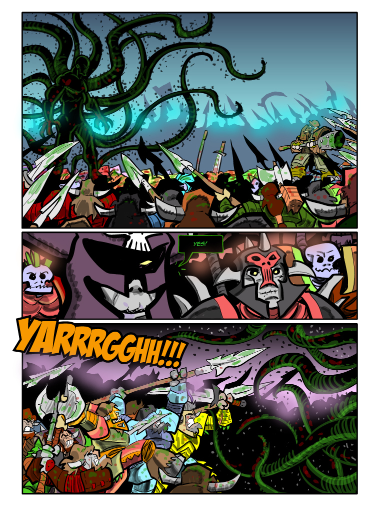 Teh Gladiators Webcomic: Back on the Battlefield...