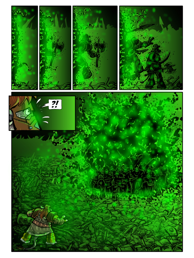Teh Gladiators Webcomic: Stuck Between A Rock... And A Monster