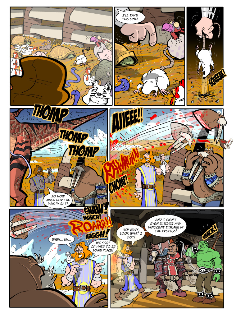 Teh Gladiators Webcomic: Stupid is the New Black