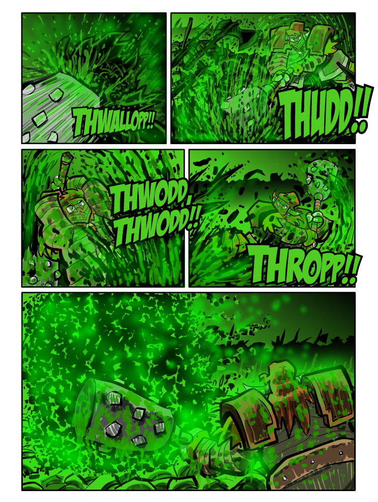 Teh Gladiators Webcomic: Will he pull through? Will he?!