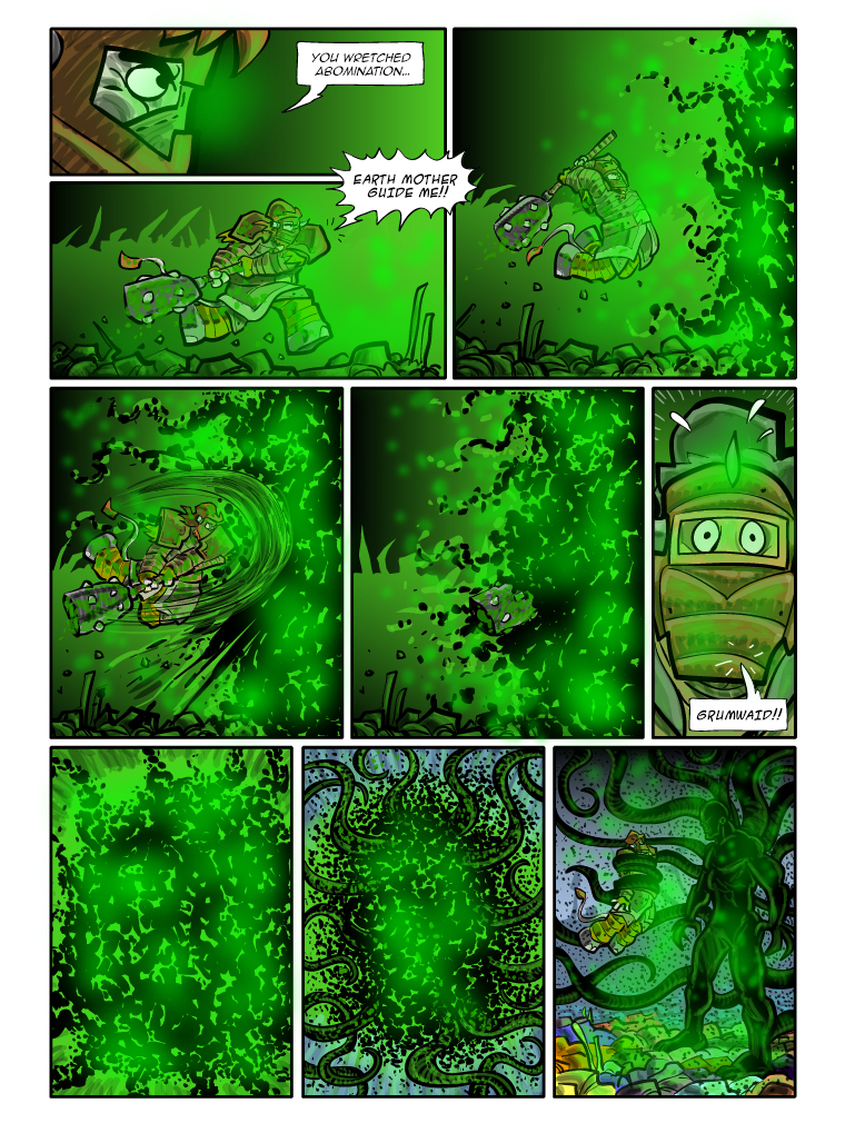 Teh Gladiators Webcomic: Will he pull through? Will he?!