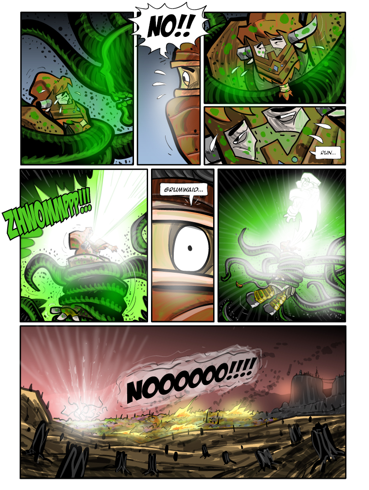 Teh Gladiators Webcomic: The Brave Brother Perishes