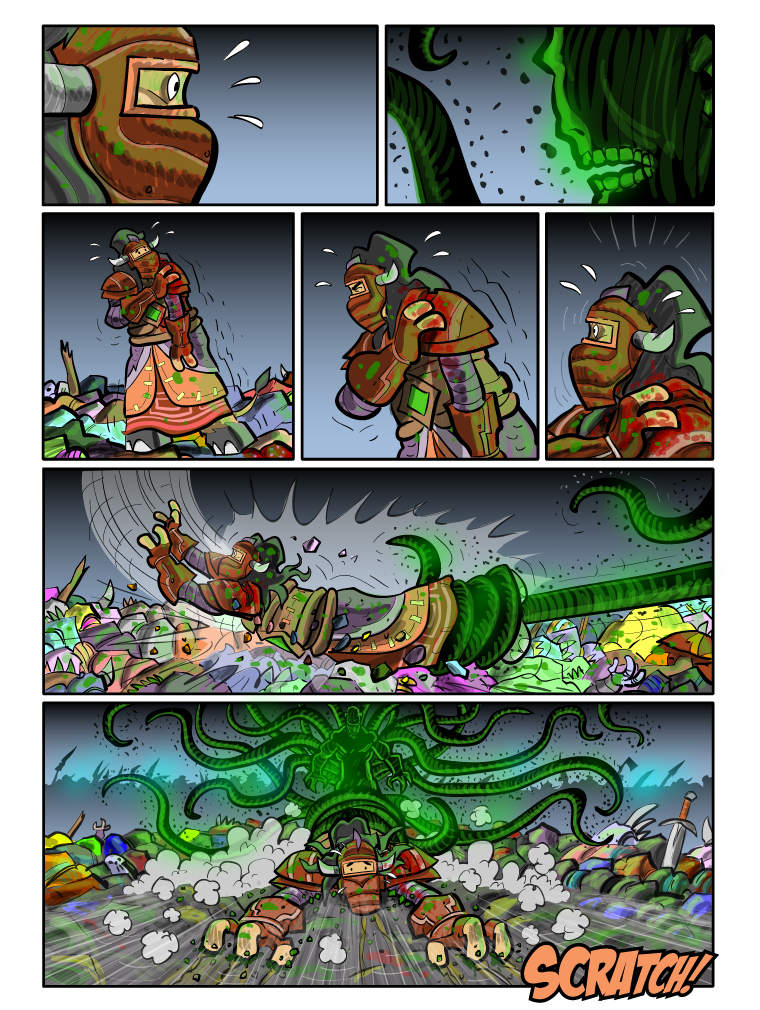 Teh Gladiators Webcomic: The Brave Brother Perishes