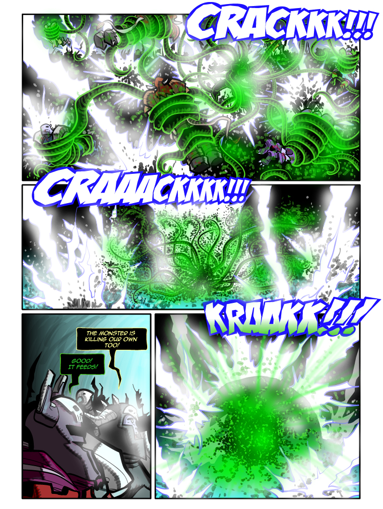 Teh Gladiators Webcomic: It Feeds!
