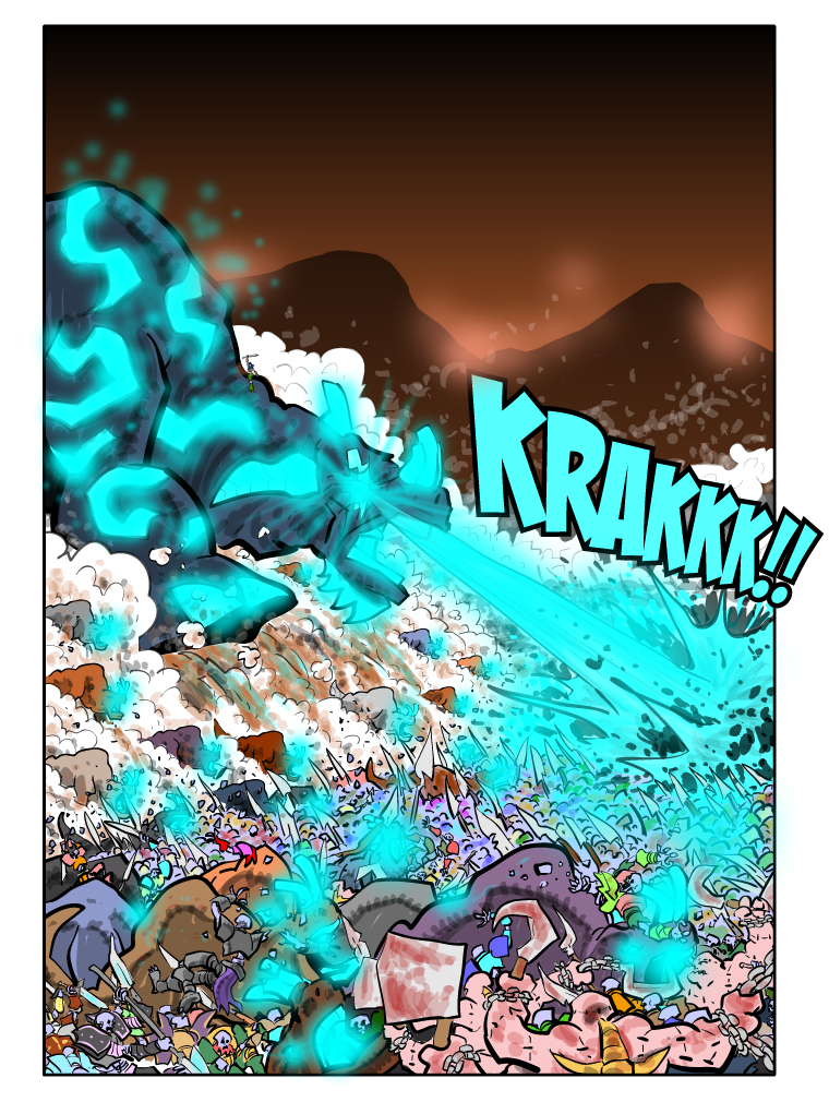 Teh Gladiators Webcomic: Kodos Go to Work, and So Does Our Hero!