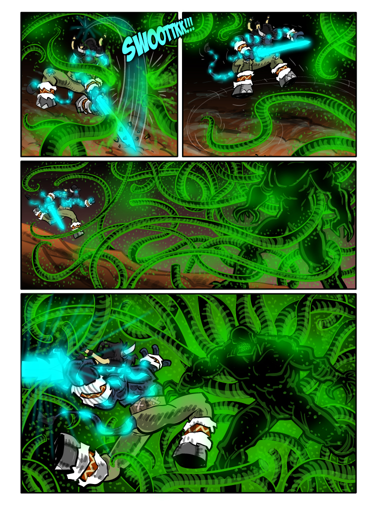 Teh Gladiators Webcomic: The Final Blow!