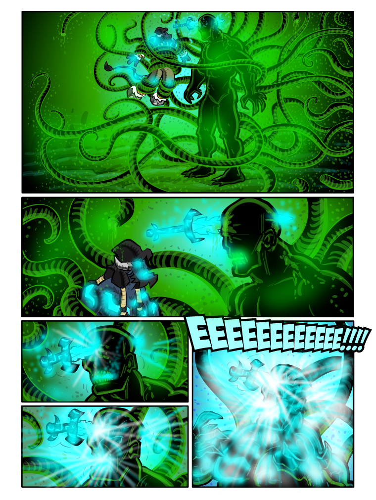 Teh Gladiators Webcomic: One Final Stare into Billy's ... Eyes?!