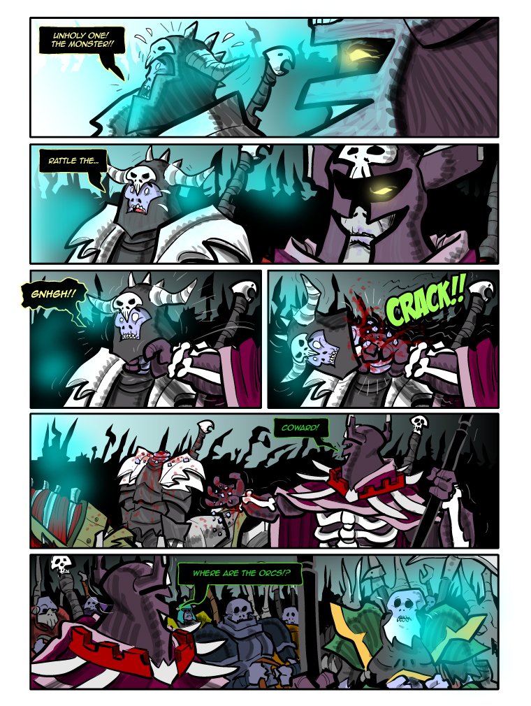 Teh Gladiators Webcomic: Rattle the Bones!