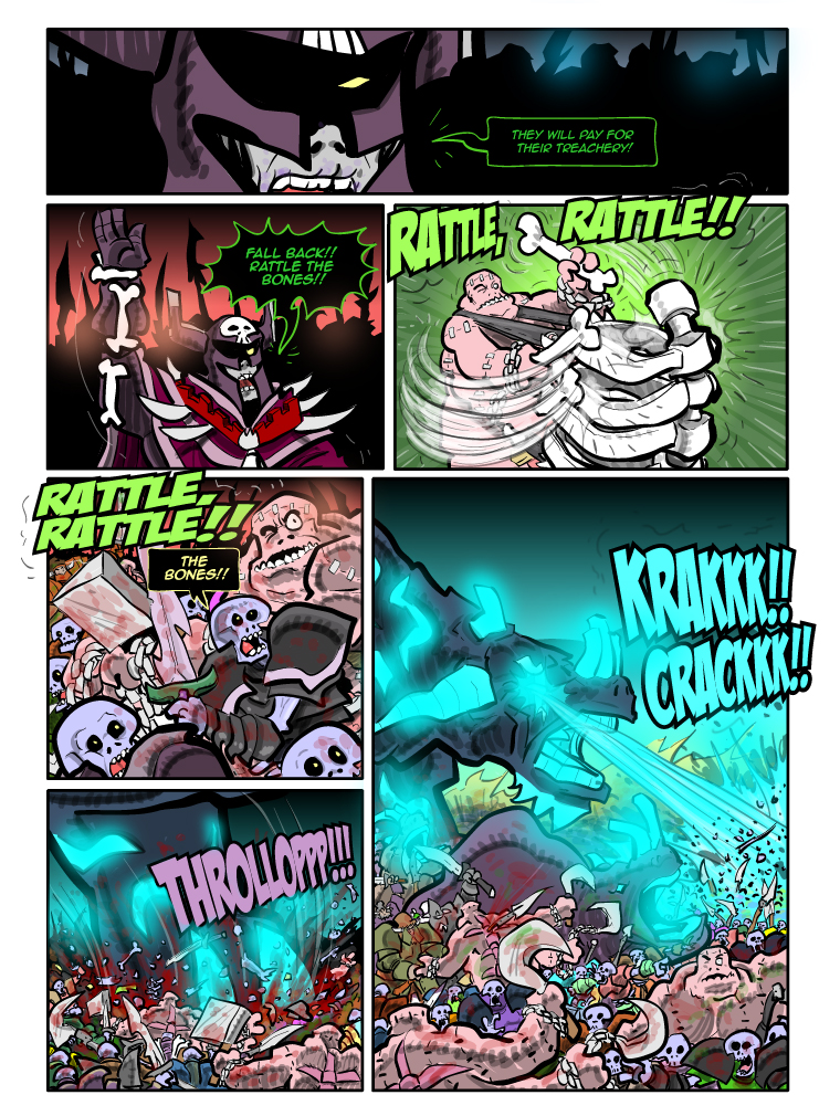 Teh Gladiators Webcomic: Rattle the Bones!