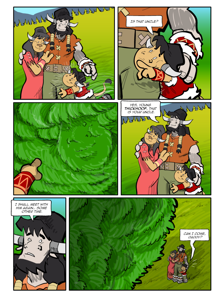 Teh Gladiators Webcomic: Meeting With His Uncle