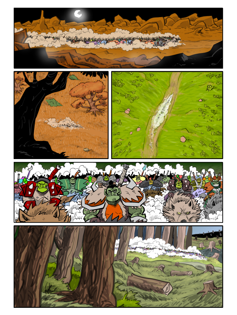 Teh Gladiators Webcomic: At Least You Get Four Pages This Week!