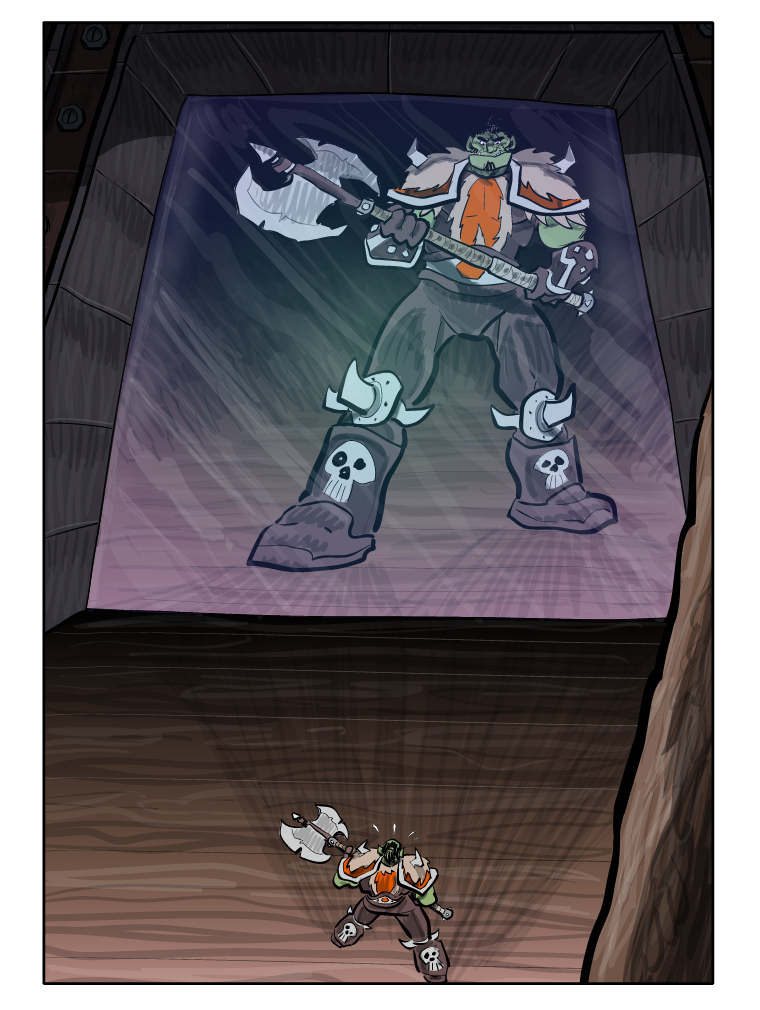 Teh Gladiators Webcomic: The Suspense is Killing... Him?