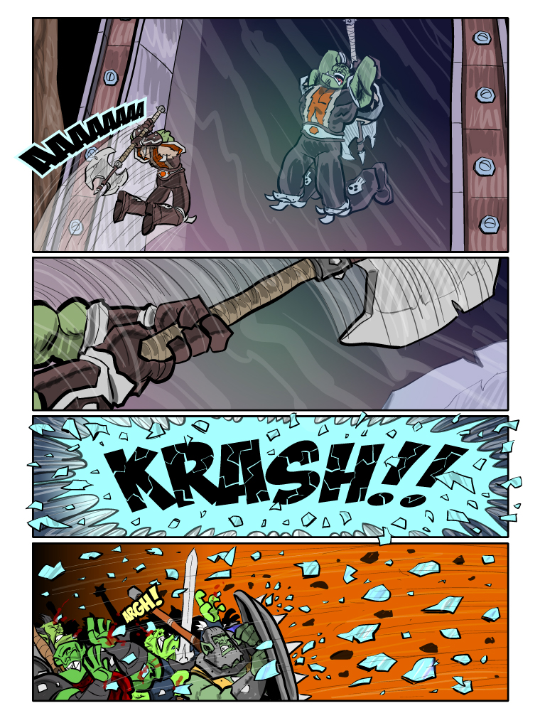 Teh Gladiators Webcomic: Unstoppable Suicide Charge