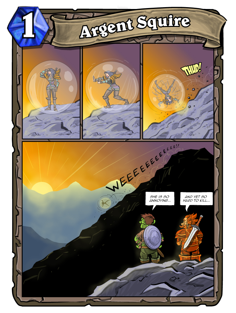 Teh Gladiators Webcomic: Argent Squire