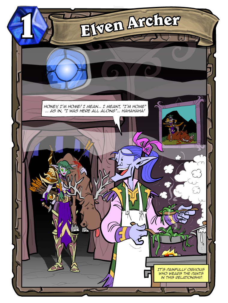Teh Gladiators Webcomic: So Who's Wearing the Pants Again?