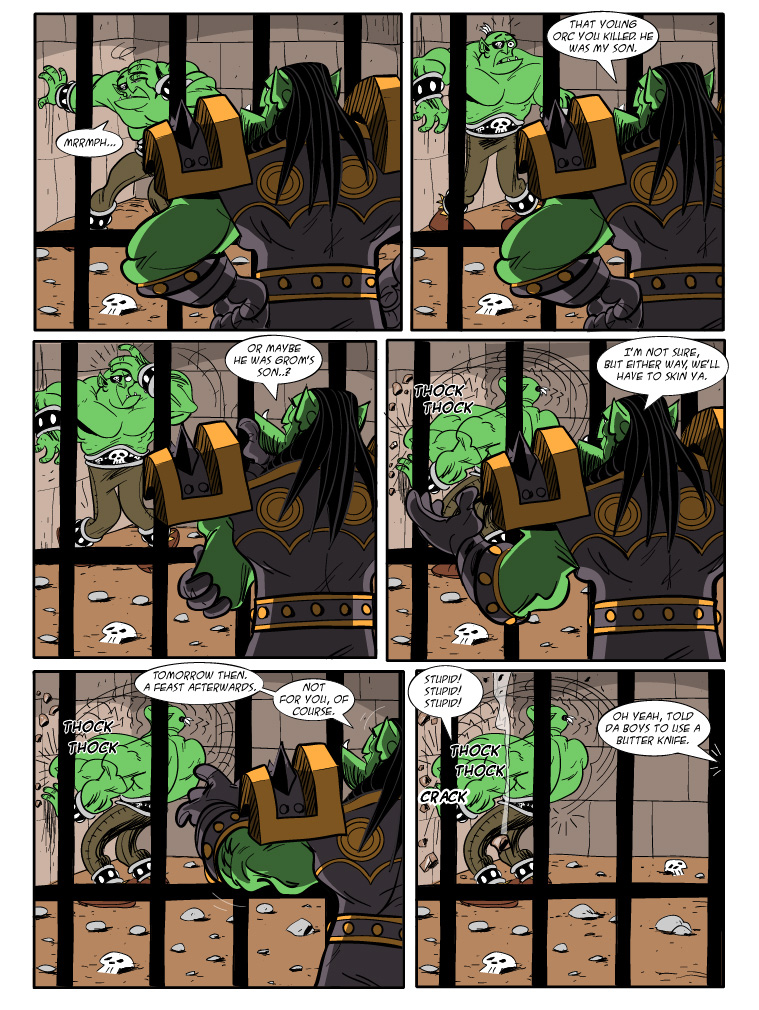 Teh Gladiators Webcomic: The Genesis (Page 6)