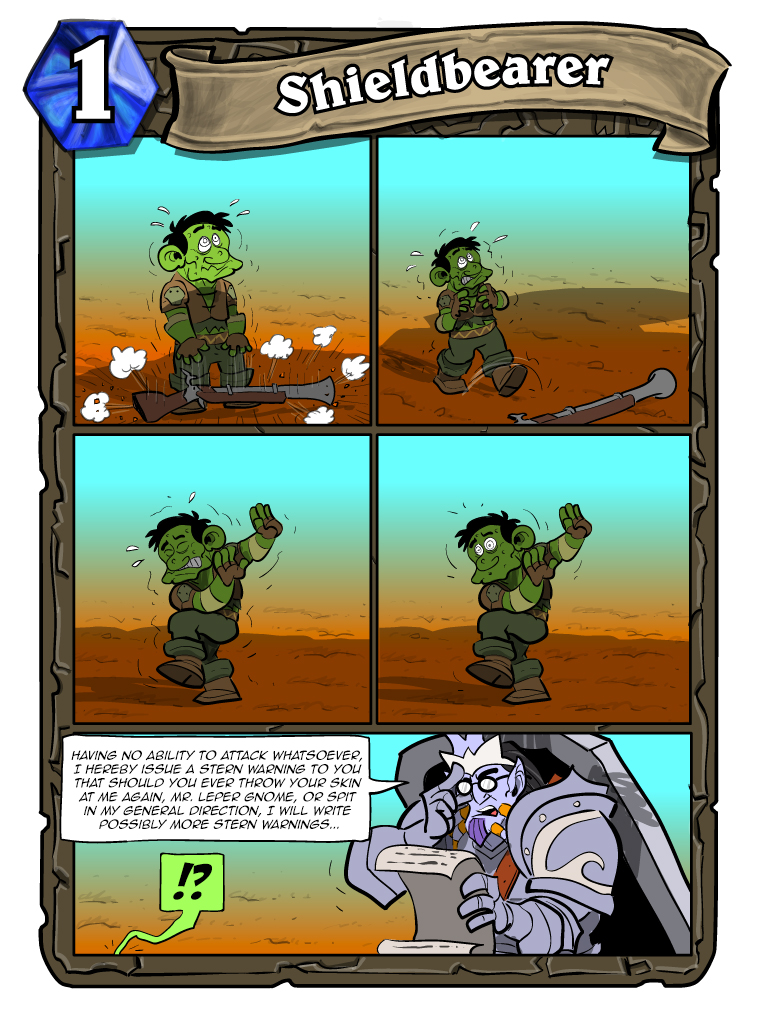 Teh Gladiators Webcomic: A Hero's Reaction